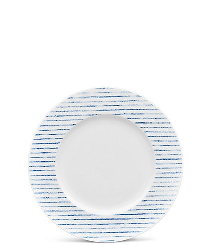 Noritake Blue Hammock Porcelain Rimmed Salad Plate