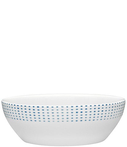Noritake Blue Hammock Round Porcelain Vegetable Bowl