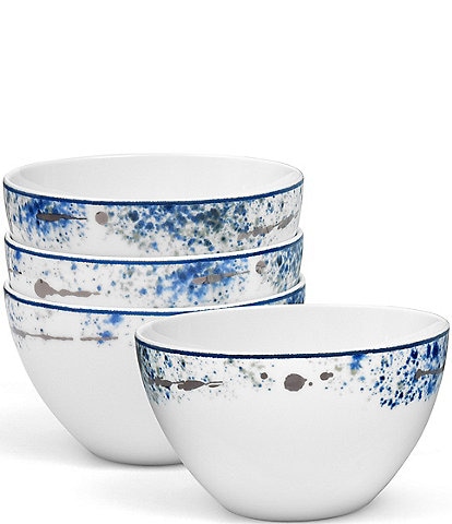 Noritake Blue Nebula Set of 4 Cereal Bowls