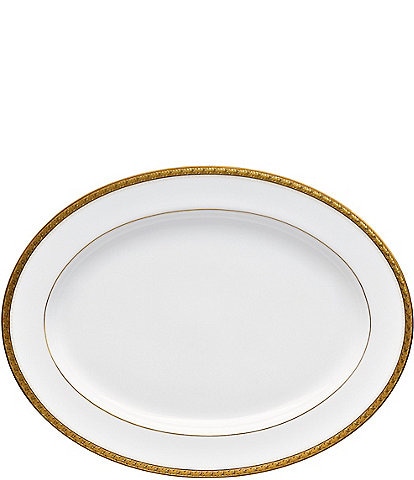 Noritake Charlotta Gold 14" Oval Platter