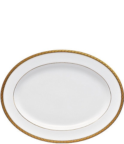 Noritake Charlotta Gold 16" Oval Platter