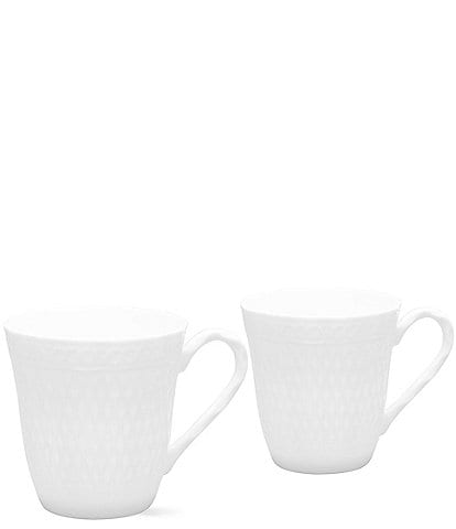 Noritake Cher Blanc Set of 2 Mugs
