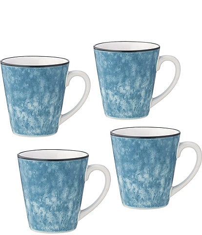 Noritake Colorkraft Essence Collection Mugs, Set of 4