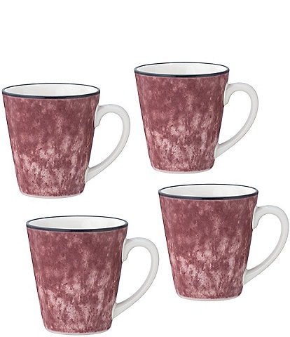 Noritake Colorkraft Essence Collection Mugs, Set of 4