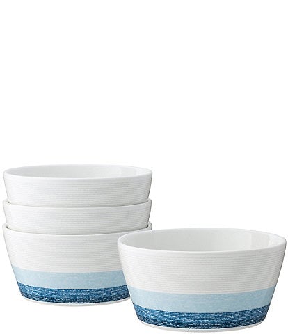 Noritake Colorscapes Layers Collection Soup/Cereal Bowls, Set of 4