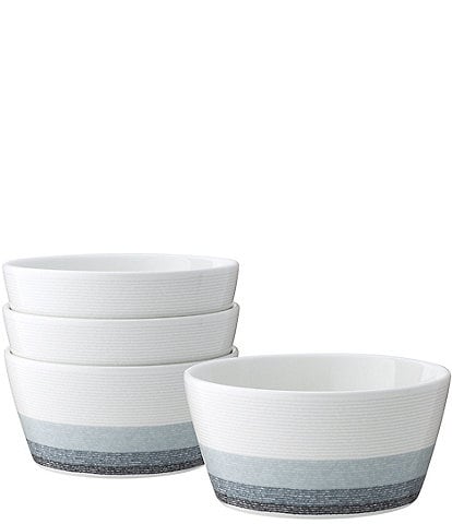 Noritake Colorscapes Layers Collection Soup/Cereal Bowls, Set of 4