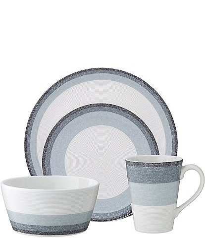 Noritake Colorscapes Layers Collection 4-Piece Coupe Place Setting