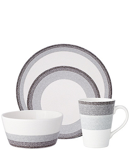 Noritake Colorscapes Layers Collection 4-Piece Coupe Place Setting
