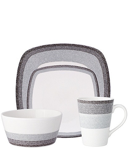 Noritake Colorscapes Layers Collection 4-Piece Square Place Setting