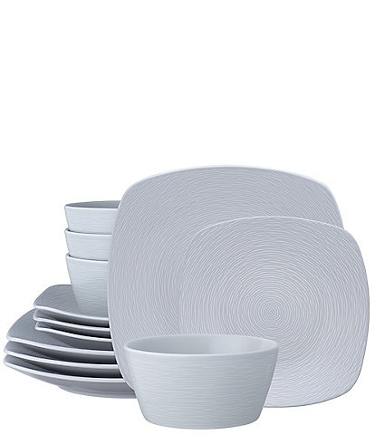 Noritake Colorscapes Swirl 12-Piece Square Set