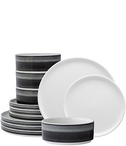 Noritake ColorStax Ombre Collection 12-Piece Dinnerware Set