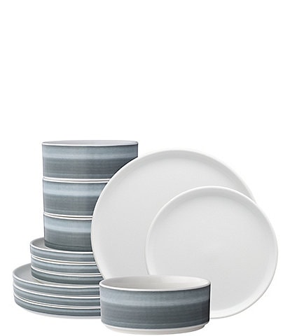 Noritake ColorStax Ombre Collection 12-Piece Dinnerware Set
