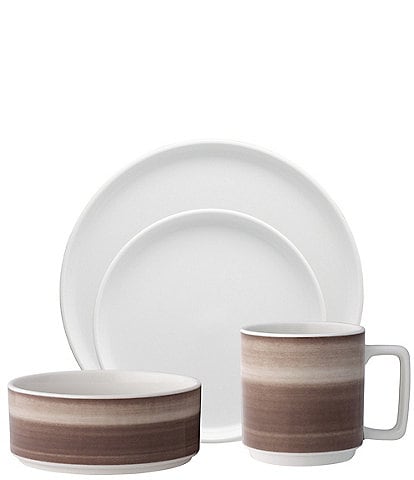Noritake ColorStax Ombre Collection 4-Piece Place Setting