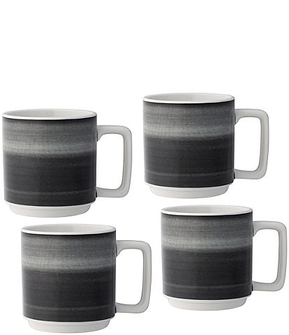 Noritake ColorStax Ombre Collection Mugs, Set of 4