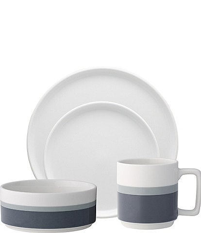Noritake ColorStax Stripe Collection 4-Piece Place Setting