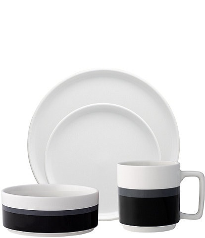Noritake ColorStax Stripe Collection 4-Piece Place Setting