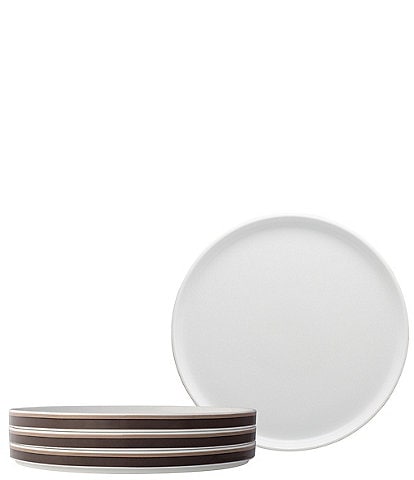 Noritake ColorStax Stripe Collection Dinner Plates, Set of 4