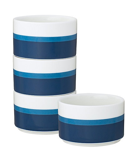 Noritake ColorStax Stripe Collection Mini Bowls, Set of 4