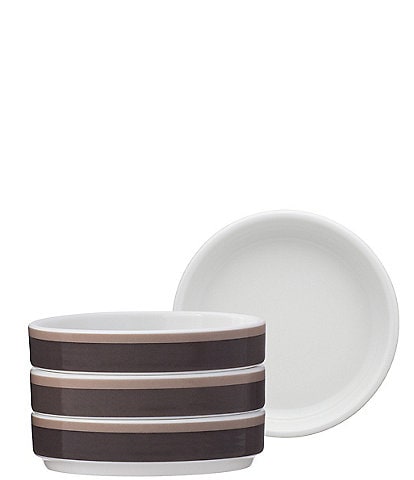 Noritake ColorStax Stripe Collection Mini Plates, Set of 4