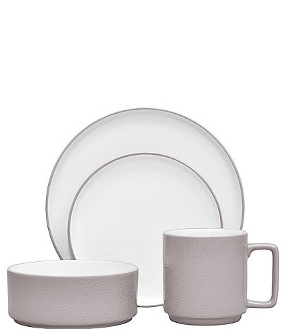 Noritake ColorTex Stone Collection 4-Piece Place Setting