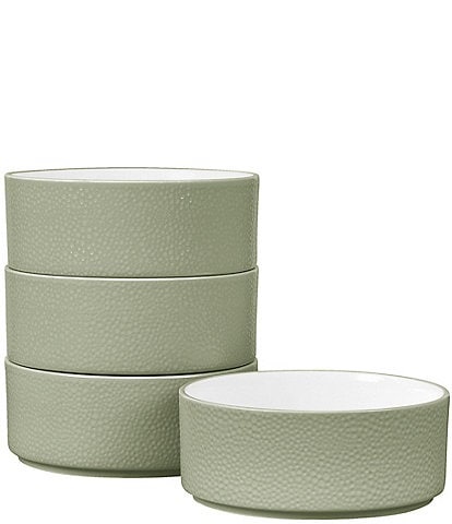 Noritake ColorTex Stone Collection Stax Cereal Bowls, Set of 4