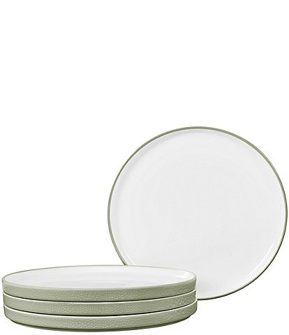 Noritake ColorTex Stone Collection Stax Dinner Plates, Set of 4