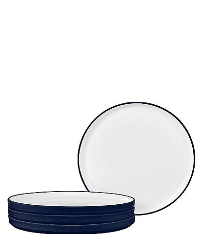 Noritake ColorTex Stone Collection Stax Salad Plates, Set of 4