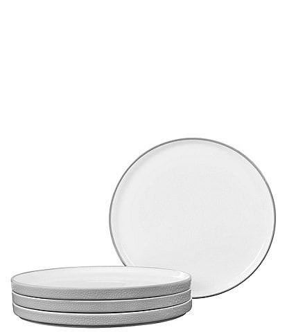 Noritake ColorTex Stone Collection Stax Salad Plates, Set of 4