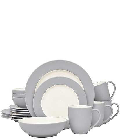 Noritake Colorwave Clay Collection 16-Piece Rim Set, Service For 4