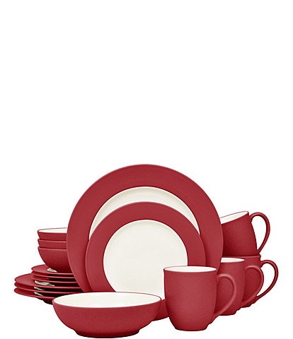 Noritake Colorwave Clay Collection 16-Piece Rim Set, Service For 4