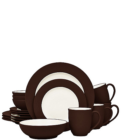 Noritake Colorwave Clay Collection 16-Piece Rim Set, Service For 4