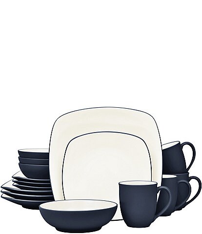 Noritake Colorwave Collection 16-Piece Square Set, Service For 4
