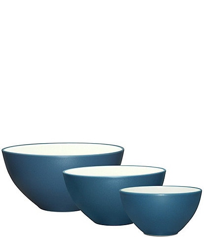 Noritake Colorwave Coupe Matte & Glossy Stoneware 3-Piece Bowl Set