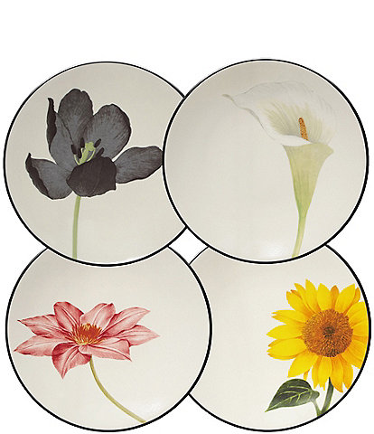 Noritake Colorwave Floral Appetizer Plates, Set of 4