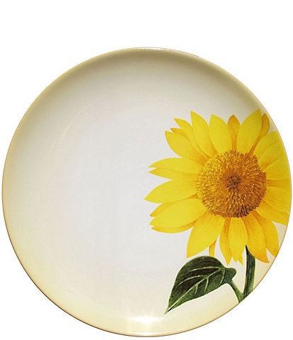 Noritake Colorwave Mustard Sunflower Accent/Luncheon Plate