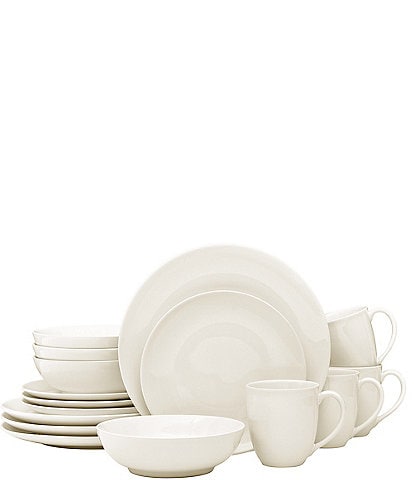 Noritake Colorwave Naked Collection 16-Piece Coupe Set, Service For 4