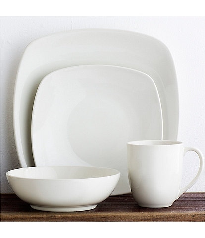 Noritake Colorwave Naked Collection 4-Piece Square Dinnerware Set
