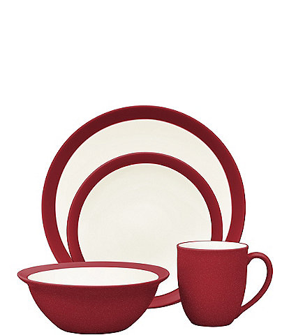 Noritake Colorwave Raspberry Collection 4-Piece Curve Place Setting