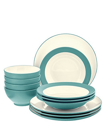 Noritake Colorwave Collection 12-Piece Coupe Set, Service For 4