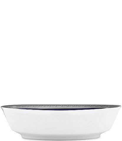Noritake Crestwood Cobalt Platinum Porcelain Oval Vegetable Bowl