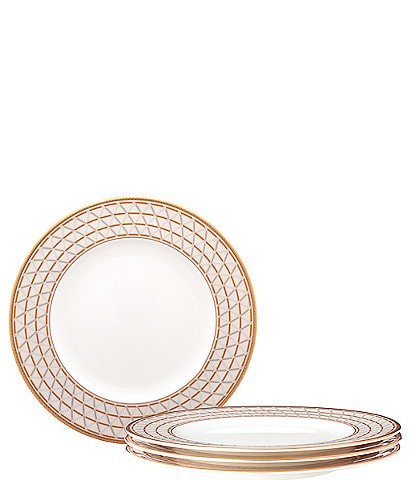Noritake Crochet Collection Accent Plates, Set of 4