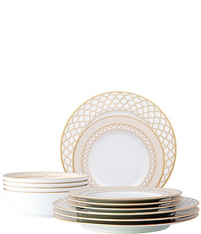 Noritake Eternal Palace Collection 12-Piece Dinnerware Set