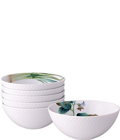 Noritake Kyoka Shunsai Collection Set of 6 Assorted Cereal Bowls