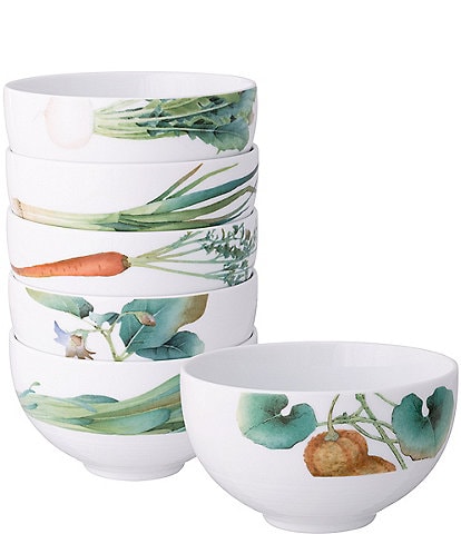 Noritake Kyoka Shunsai Collection Set of 6 Rice Bowls