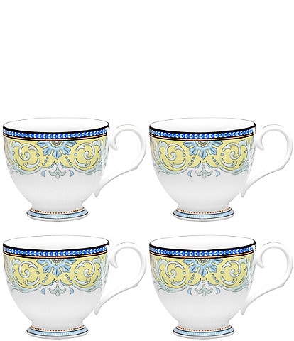 Noritake Menorca Palace Collection Teacups, Set of 4