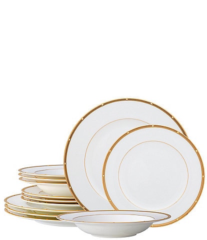 Noritake Rochelle Gold Collection 12-Piece Set, Service For 4