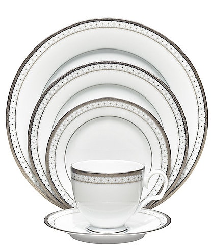 Noritake Rochester Platinum Collection 5-Piece Place Setting