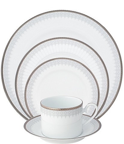 Noritake Silver Colonnade Collection 5-Piece Place Setting