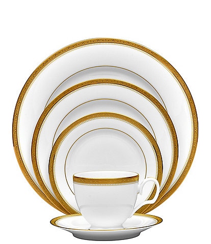 Noritake Stavely Gold Collection 5-Piece Place Setting