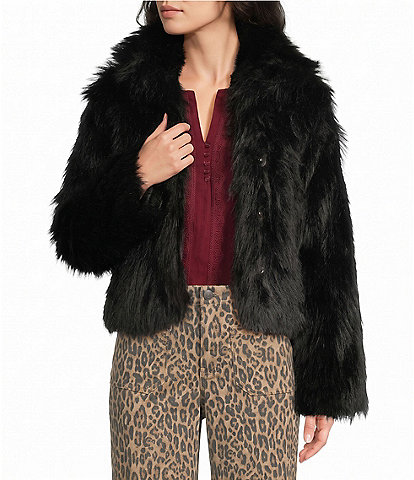 Nurture Long Sleeve Faux Fur Jacket